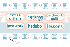 Lovely needleworks. Cross stitch, hardanger, patchwork, lacework, hedebo.