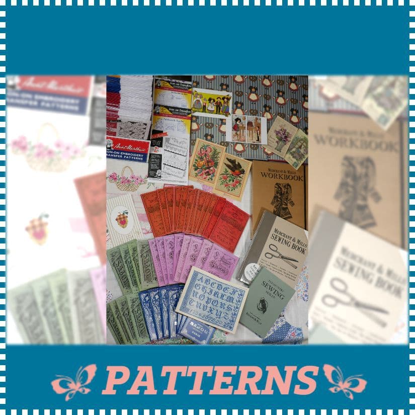 Patterns 図案、書籍、雑誌、アイロン転写シート