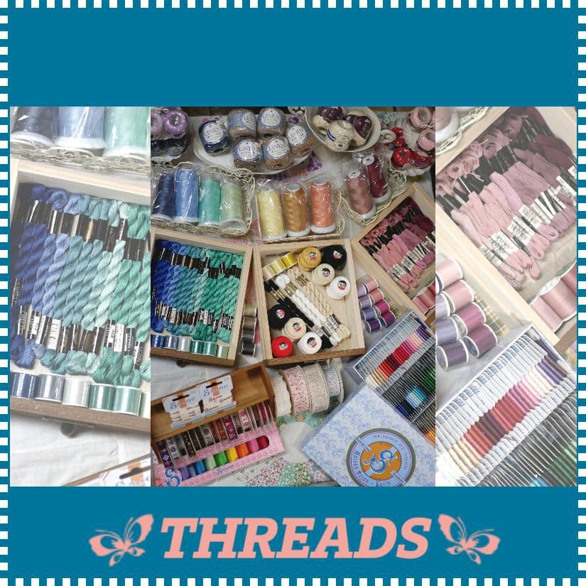 Threads 刺しゅう糸　手縫糸　ミシン糸