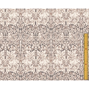 カットクロス BEST OF MORRIS ブラザーラビット グレー 50cm x 110cm