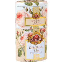 ギフト缶　紅茶 ［Ceylon Fruits&Flowers］イングリッシュローズ（茶葉30g) ディンブラ(茶葉70g) バシラーティー