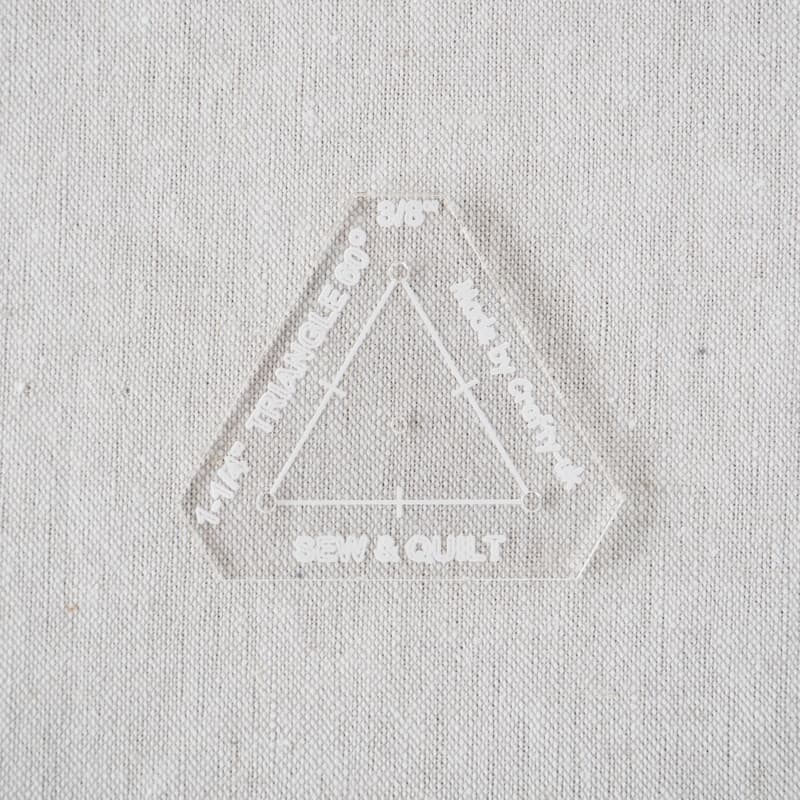 1-1/4" (約3cm)正三角形テンプレート