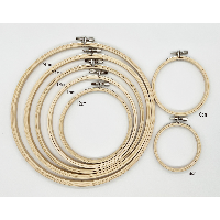 【刺しゅう枠】 8-12cm 1個 金亀糸業