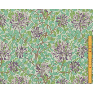 【BEST OF MORRIS】 ハニーサックル・ミント 50cm x 110cm