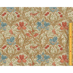 【BEST OF MORRIS】 アイリス・ベージュ 50cm x 110cm